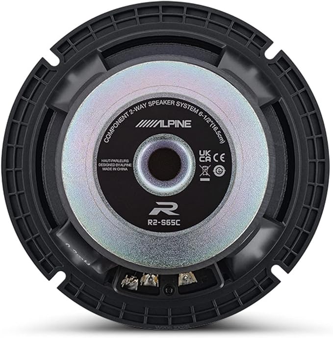 Alpine 6.5" & 6x9 R2 High-Resolution Speaker Bundle - A Pair of R2-S65C 2-Way Component Speakers &