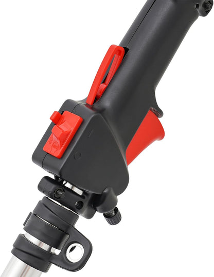 10 in 1 Garden Hedge Trimmer Combo, 52CC 2-Stroke Multi-Functional Garden Trimming Tool Gas Powered Long Reach Pole Saw Grass String Trimmer Brush Cutter Grass Wacker Weed Eater for Yard