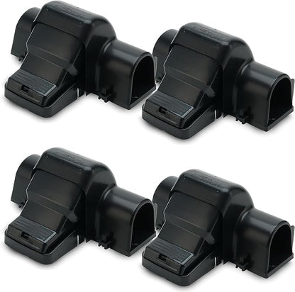 Rat Traps Indoor and Outdoor - 4 Pack Dual-Entry Large Rat Trap Outdoor and Indoor for Home, Garden and Restaurant with 99.9% Trap Rate | Easy to Use Rodent Traps with Safe Hands Free Design - UCatch