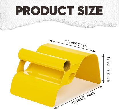 Concrete Curb Trowel Edger, Curb Tool for Concrete Edging, Concrete Curbing Trowel, Concrete Curb Hand Tool, Putty Knife