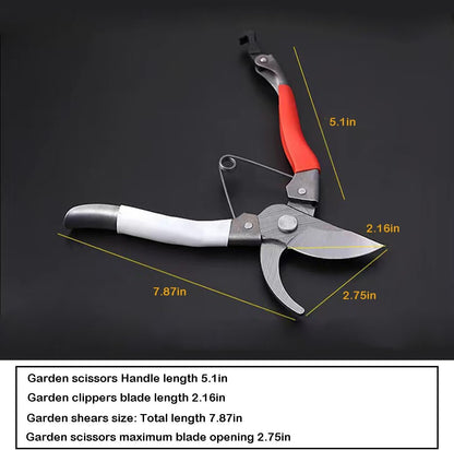Pruning Shears - Garden Shears - Manual Pruning Shears, Heavy Duty Garden Tools for Farm Home and Professional Gardens (2)