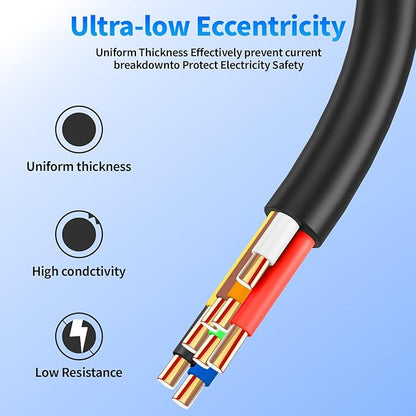 18/8 Solid Sprinkler System Wire 150ft, 18 Gauge Irrigation Wires PVC Jacket Sprinkler Cable for Underground Irrigation Valves Field Central Control System