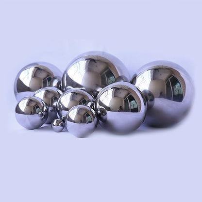 Durable Stainless Steel Gazing Balls Hollow Mirror Globe Floating Reflective Ball Polished Shiny Sphere for Home Garden Pond Outdoor Swimming Pool Decoration (10 Inch)