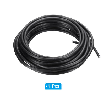 PATIKIL 4mm Bonsai Training Wire, 1 Roll Floral Wire Stems Anodized Aluminum Tree Wire 16.4 Feet Total for Gardening Branch Fixing, Black