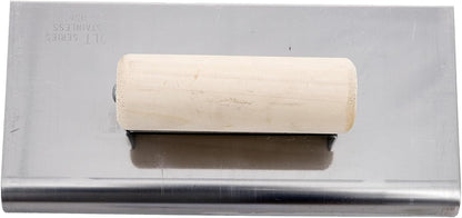 MARSHALLTOWN QLT Stainless Steel Hand Edgers, Wood Handle Material, 229mm Length, 76mm Width, 16mm Lip, 13mm Radius, Made In The USA, CE565S