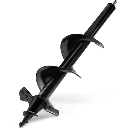 SYITCUN Auger Drill Bit for Planting - 4"X16" Heavy-Duty Auger Post Hole Digger for Fence - 3/8" Hex Drive Drill