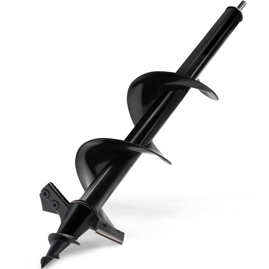 SYITCUN Auger Drill Bit for Planting - 4"X16" Heavy-Duty Auger Post Hole Digger for Fence - 3/8" Hex Drive Drill