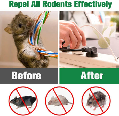 Rodent Repellent Balls Indoor/Outdoor Mice Repellent Indoor, Rat Repellent for Outside, Outdoor Mouse Repellant, Peppermint Balls for Rodents, Rat Repeller for Car Engines 12Pack