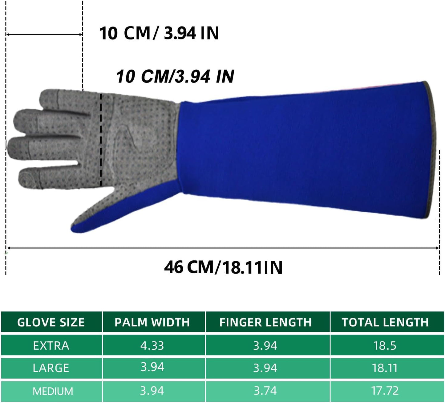 3-in-1 Gloves for Gardening, Farming & Cleaning, Stab-Proof, Anti-Slip, Wear-Resistant, Comfort, Breathable, Durable