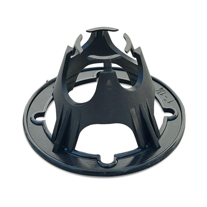 Sandbaggy Plastic Rebar Support Chairs - Elevates Rebar 1"" or 1-1/4"" - Concrete Chair for Rebar #3 to #5 and Steel Wire Mesh (2000, 1"" - 1.25"" Rebar Chair), Black