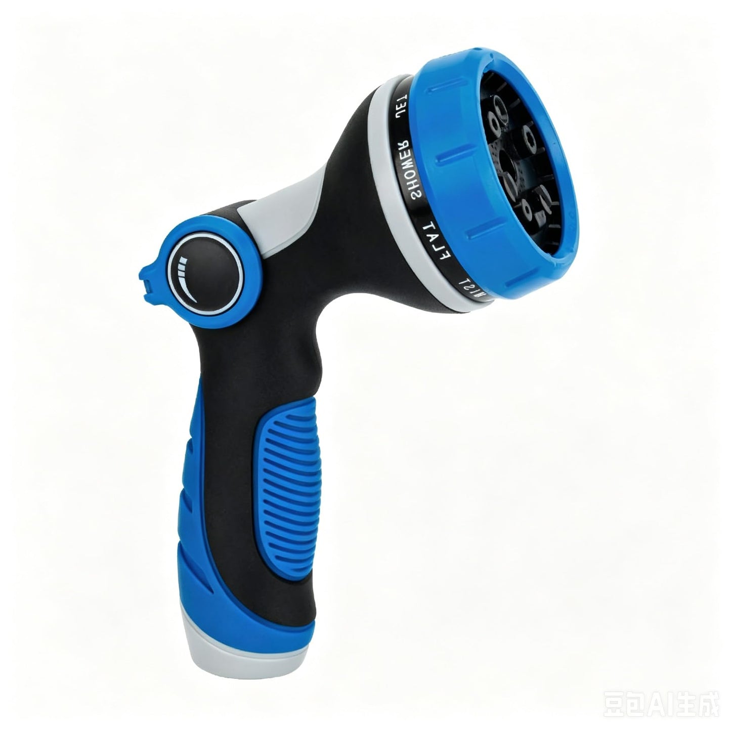 Garden Hose Nozzle with Adjustable 10 Spray Patterns, Thumb Control Ergonomic Hose Sprayer Nozzle
