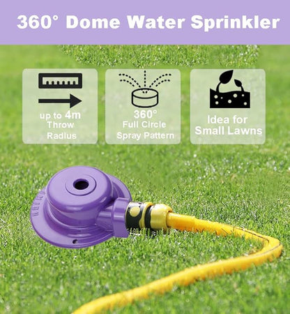 Metal Lawn Sprinkler Garden Water Sprinklers Lawn Irrigation System for Small to Medium Area Watering Outdoor Garden Yard Lawn (2PC)
