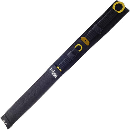 2-Piece Machete Set - 440 Stainless Steel Fixed Blades for Outdoor Use and Display - Gold