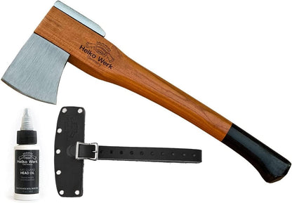 1844 Helko Werk Germany Axe Collection - 5 Vario Axes Set - Heavy Log Splitter, Heavy Universal, Mid Size-Universal, Splitting Axe, Universal Hatchet