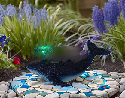 Humpback Whale Statue Miniature Figurines Landscape Garden Whale Art Figurines Home Living Room Aesthetic Decor Floating Shelf Coffee Table Office Desk Bathroom Counter Decor & Housewarming Gift