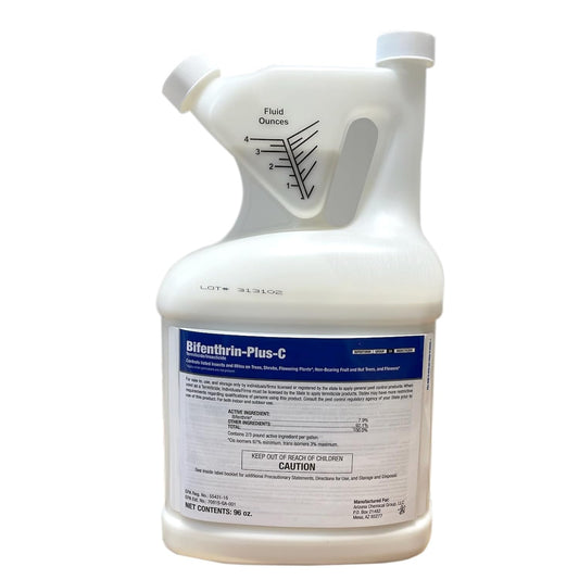 Bifenthrin-Plus-C Insecticide (96 oz) - Roach Killer Indoor Infestation, Termite Treatment, Ant Control & Wasp Spray - Home Pest Control, Residential, Commercial, and Industrial Use