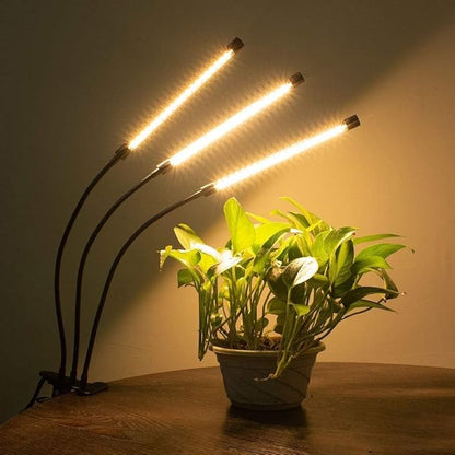 bseah Grow Light for Indoor Plants, Full Spectrum Plant Grow Lamp with 3/9/12H Timer, Auto ON & Off, Clip-On Desk for Seed Starting 2 Pack