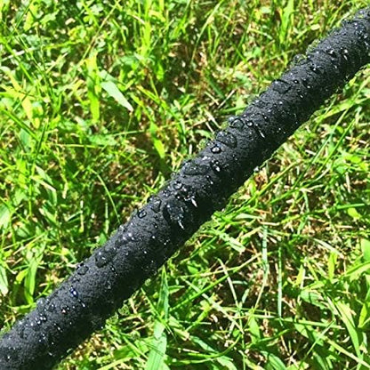 Flexon WS5850 5/8-Inch x 50-Foot Weep & Soak Garden Soaker Hose, Black
