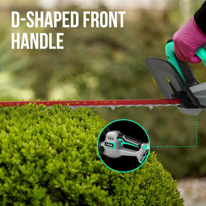 Litheli 20V Cordless Hedge Trimmer 20 Inch, Power Hedge Trimmer for Bush & Shrub Cutting, Trimming, Pruning, with 2.0Ah Battery and Charger Included