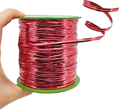 HAHIYO 350Yards/1050Feet/320M Red Metal Twist Ties for Bread Candy Coffee Plant Garden Cellophane Treat Bags Gift Wrapping Plastic Halloween Party Cake and Craft Projects