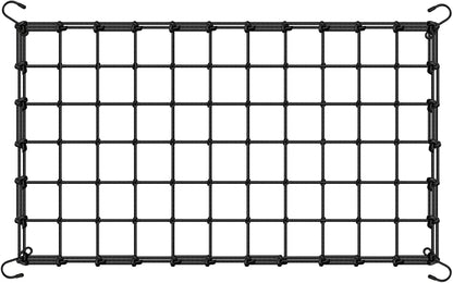 2x4 Trellis Net for Grow Tent, Stretchy Scrog Net Heavy Duty Trellis Netting with Hooks for Climbing Plants Outdoor Indoor Plant Growing Tents, Cucumber Trellis Netting Support for Garden