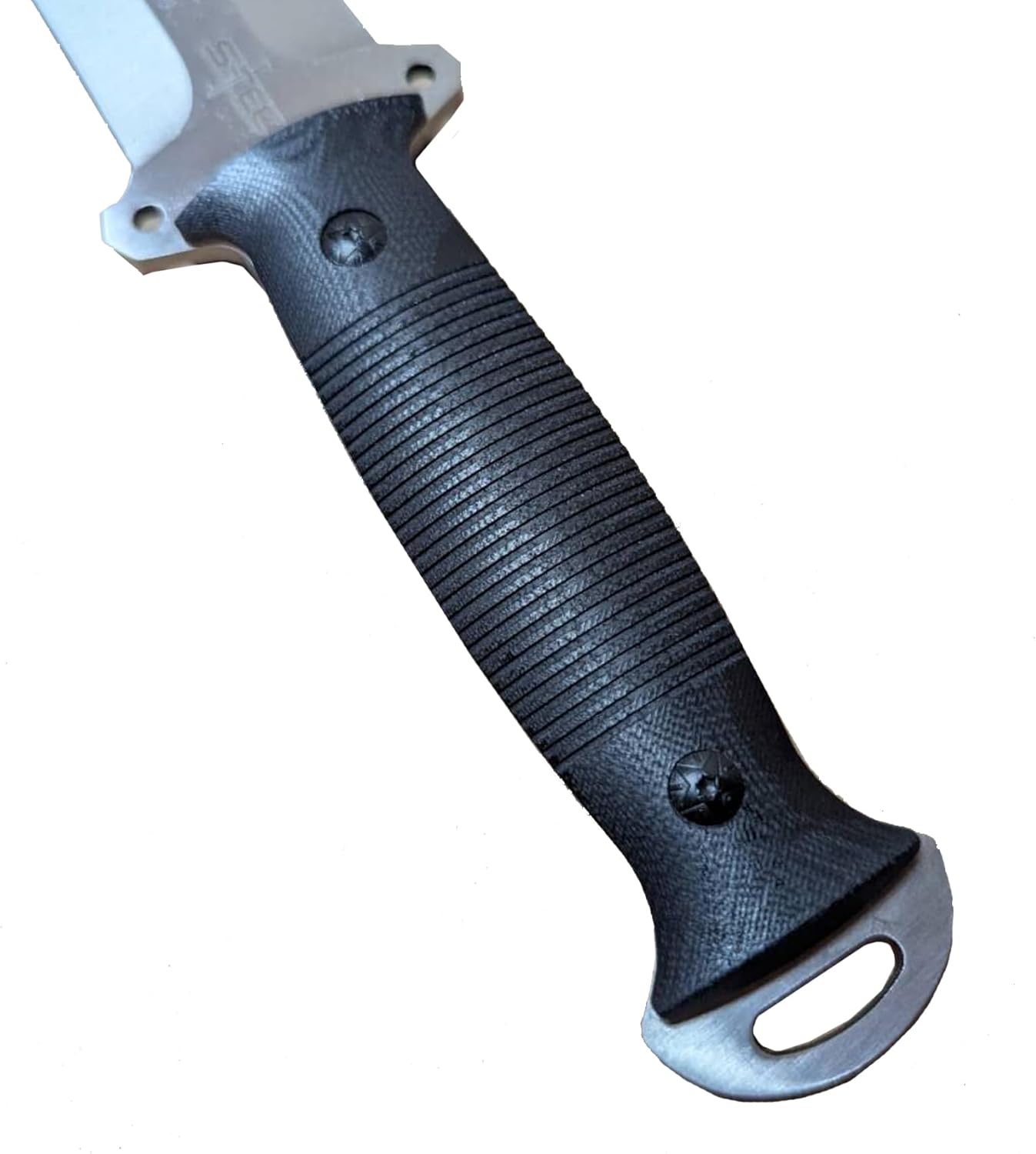 NLX Premier 12" Full Tang Stainless Steel Machete with G10 Handle & Durable PVC Kydex Sheath. for Collection, Gift and Camping Purpose (Black)