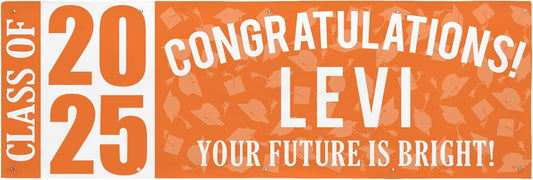Let's Make Memories Personalized Graduation Banner Class of 2025 - Graduation Party Decorations