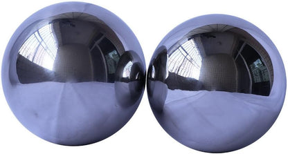 Durable Stainless Steel Gazing Balls Hollow Mirror Globe Floating Reflective Ball Polished Shiny Sphere for Home Garden Pond Outdoor Swimming Pool Decoration (8 Inch)