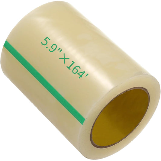 Greenhouse Repair Tape, 5.9"×164' High Adhesion Poly Patch Tape, Waterproof Clear Tent Tape, PE Sheeting Tape, Greenhouse Accessories for Seaming and Sealing