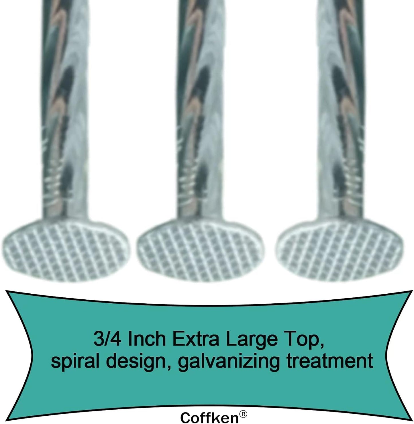12" Heavy Duty Spiral Landscape Spikes - Solid Galvanized Metal Garden Stakes for Fixing Paver Edging, Weed Barriers, Artificial Lawn, Tent, Garden Plants and More (50 Pack)
