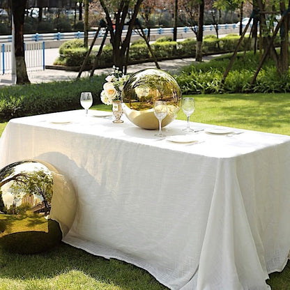 Balsa Circle 16 in Gold Stainless Steel Globe Gazing Reflective Mirror Balls Outdoor Garden Decor Centerpieces Wedding Party Events Reception Home Decorations Modern Ornaments Landscaping Accents
