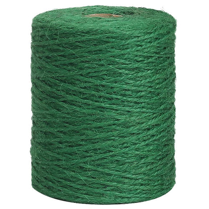 Vivifying Garden Twine, 656 Feet 2mm Green Plant Ties, Strong Jute Twine String for Climbing