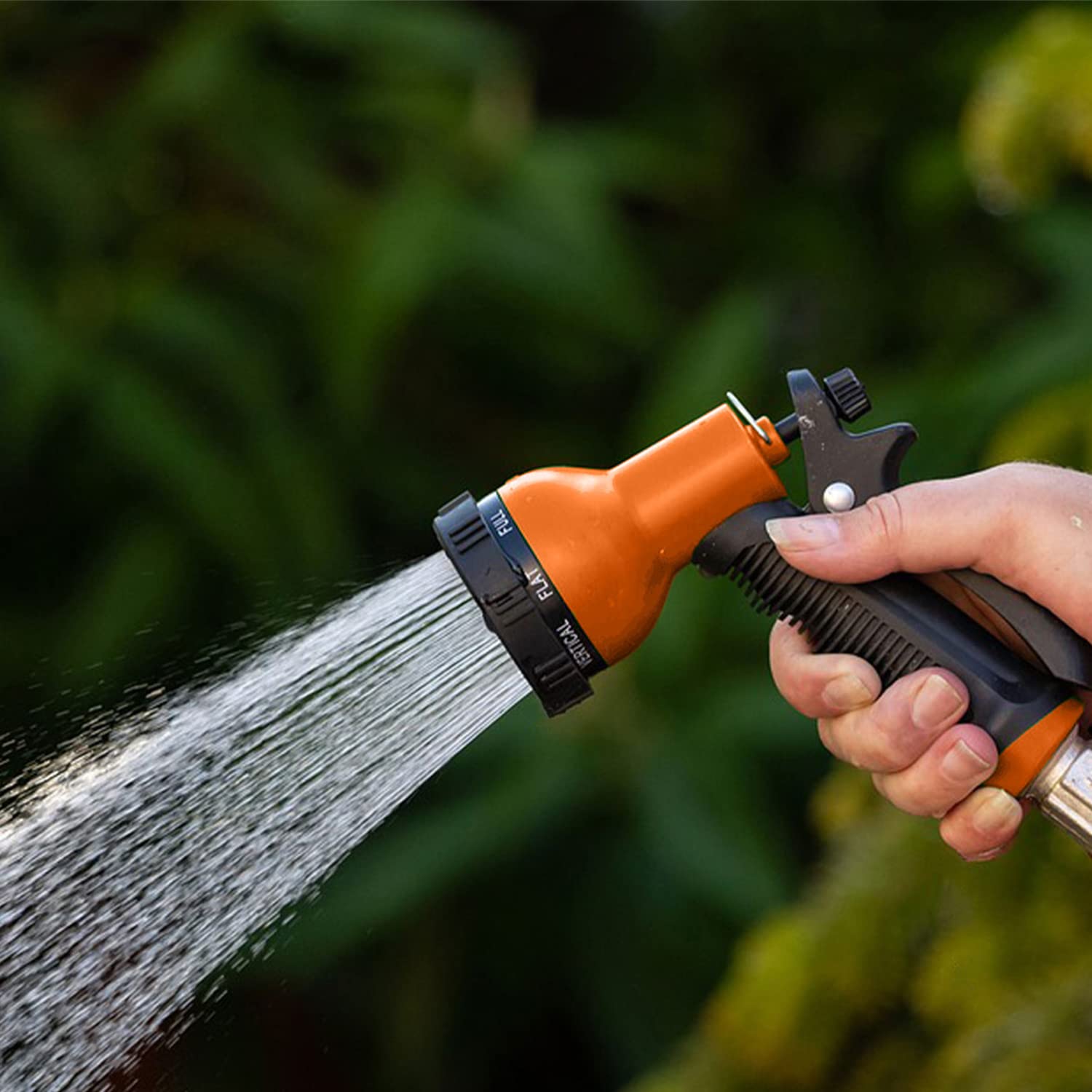 Besiter Garden Hose Nozzle Sprayer: 2 Pack 10 Watering Patterns Spray Nozzles Heavy Duty Hose Head