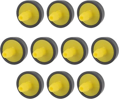 METALLIXITY Pressure Compensating Dripper, (5 Gallon Per Hour) 15Pcs, Plastic Irrigation Drip Emitters - for Watering Garden Lawn Plants, Yellow