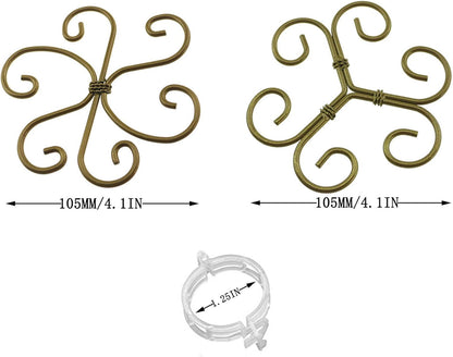 QAZXCDEW-Plant Stem Support,Vertical Growth Support,Plant Stem Holder,Combining Two Styles Delivery of 50 Plastic Plant Clips for Thriving Growth Middle and Small Climbing Plants-8pcs