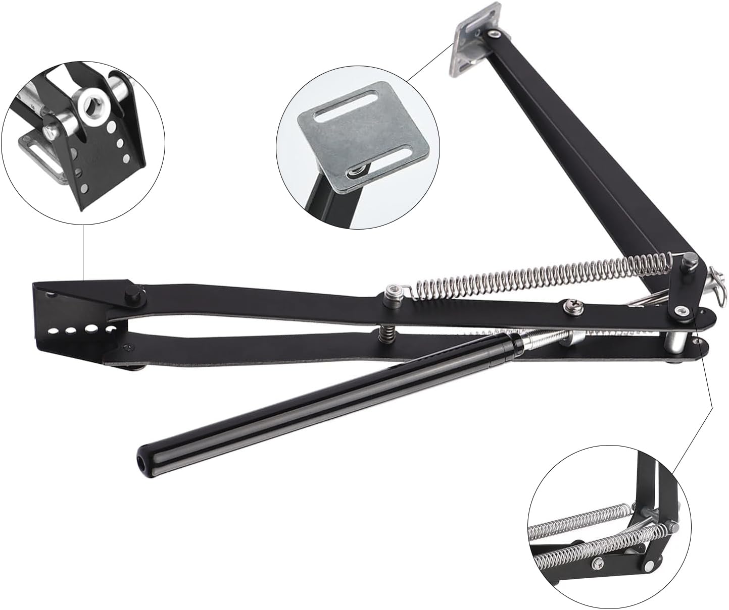 2X Auto Vent Opener Solar Automatic Window Opener for Greenhouse Heat Sensitive Roof Vent Opener Auto Vent Kit Gardening Tools Greenhouse Accessories Hothouse Roof Vent Kit (Dual Spring Up to 30lbs)