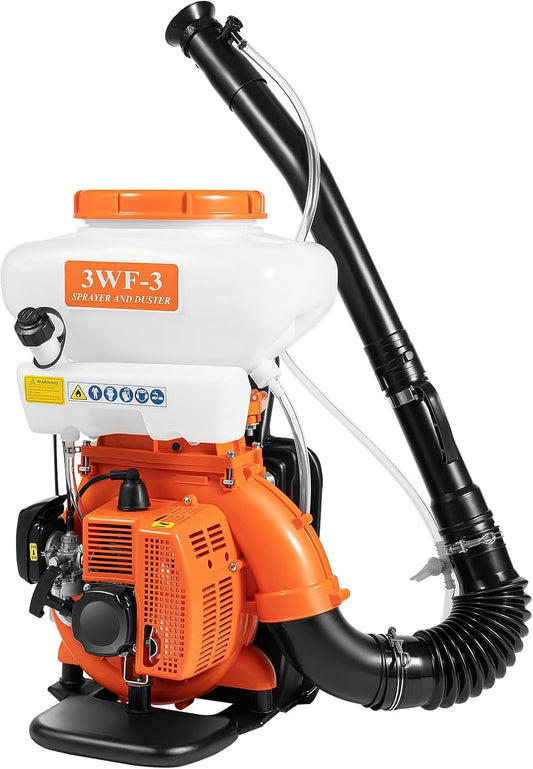 2-Stroke Backpack Fogger Agricultural 41.5CC Mister Duster Backpack 14L/3.7gal Gas Fogger Sprayer
