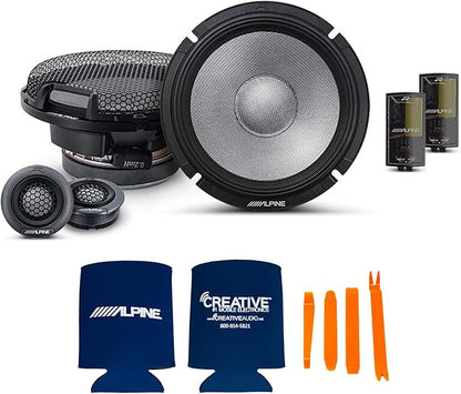 Alpine R2 Speaker Bundle - Two Pair of R2-S65C 6.5" R-Series High-Resolution 2-Way Component