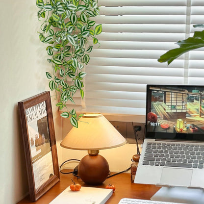Artificial Plants Indoor Small Potted Hanging Vine plnat 39-in Long Fake Green Eyebrow Leaf Plant Faux Trailing Plant for Home Office Livingroom Desk Shelf Mantle Decoration (Black Pot)