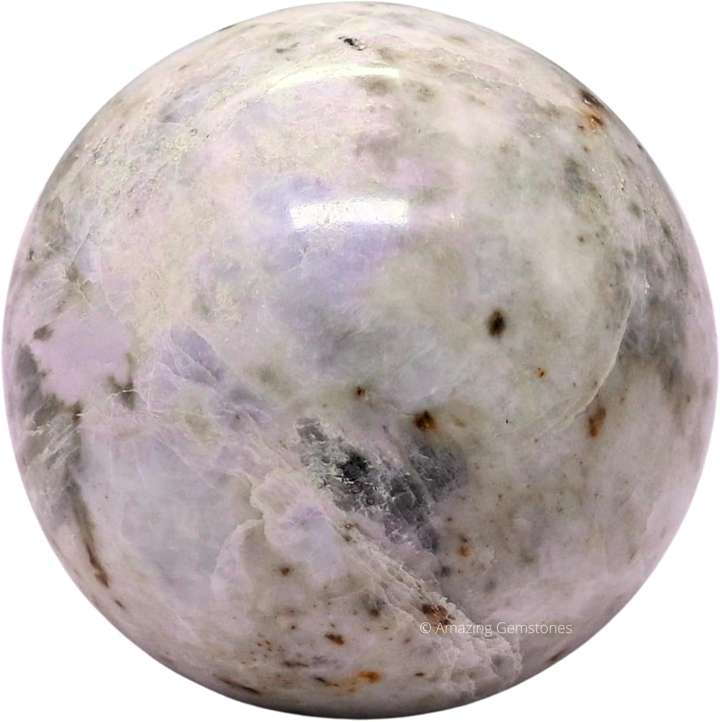 Amazing Gemstone Hackmanite Crystal Ball with Stand - 2 Inches Crystal Sphere Meditation Balls for Witchcraft and Decorative Balls