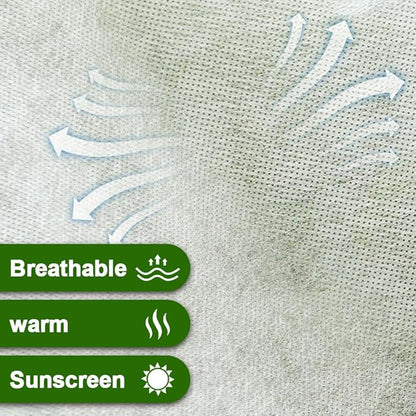 Plant Covers Freeze Protection 6.5 x 16.4 FT 1.2oz/yd² Frost Blankets for Outdoor Plants, Winter Tree Protection Cloth, Garden Frost & Heat Shield Floating Row Cover
