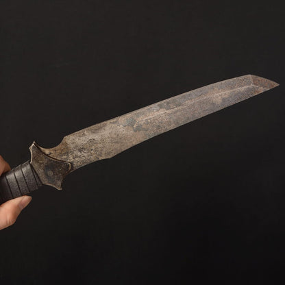 SV Handmade cast Manganese Steel Chopping Blade Sword, Full Tang, Outdoor, Hunting, Camping, Hiking, Survival, with Protective Cover, Multiple Styles to Choose from
