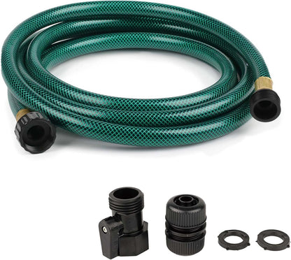 Garden Hose Leakproof for Gardener: 1/2” PVC Water Hoses with GHT Fittings - 10 FT No Kink and Flexible for Outdoor Watering