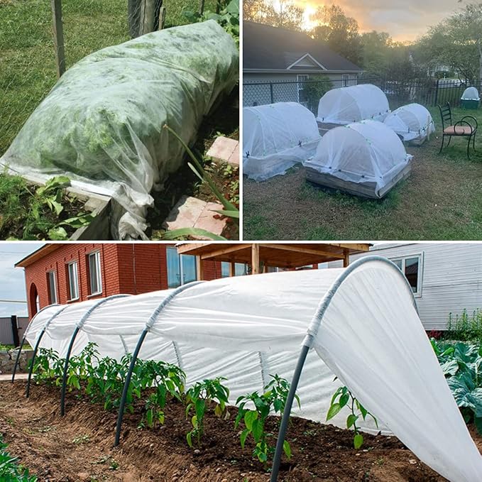 Plant Covers Freeze Protection, 10FT x 30FT 0.9oz Reusable Floating Row Cover Plant Blankets Frost Cloth for Clod Winter Frost Sun Pest Protection