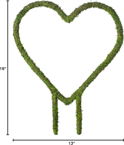 SuperMoss (22242) Heart Plant Trellis, 16" x 13"