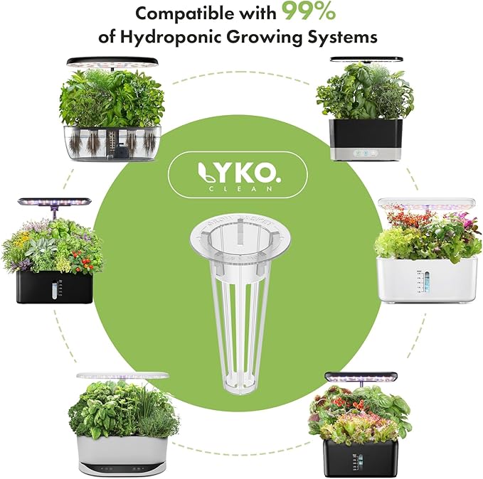 LYKOCLEAN Red Strawberry Seeds Pod for AeroGarden, idoo, Ahopegarden Hydroponics Garden, 18-pods (350+ Seeds, Include Cherry Tomato, Wild Strawberry, Dwarf Pea, Green Pepper, Ruby Queen Beet)