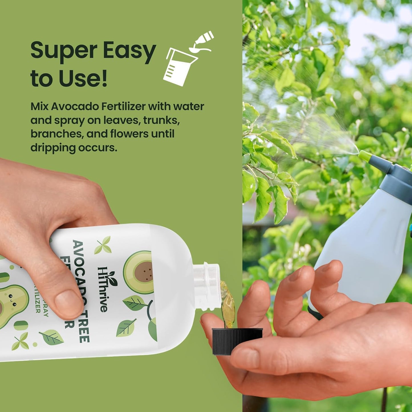 16oz Fruit Tree Fertilizer for Avocados - Makes 32 Gallons of Avocado Tree Fertilizer, Premium Water-Soluble Avocado Plant Food, Rich with Micronutrients for Consistent Lush Growth & Abundant Harvest