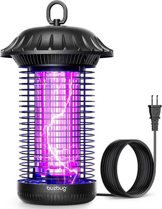 Buzbug LED Bug Zapper Indoor Outdoor, 10 Years Lifespan, 6.5ft Power Cord, IPX4 Waterproof