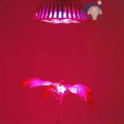 ABI 12W LED PAR38 Grow Light Bulb for Veg and Flower (Red 620-630nm, Deep Red 660nm, and Blue 450-460nm)