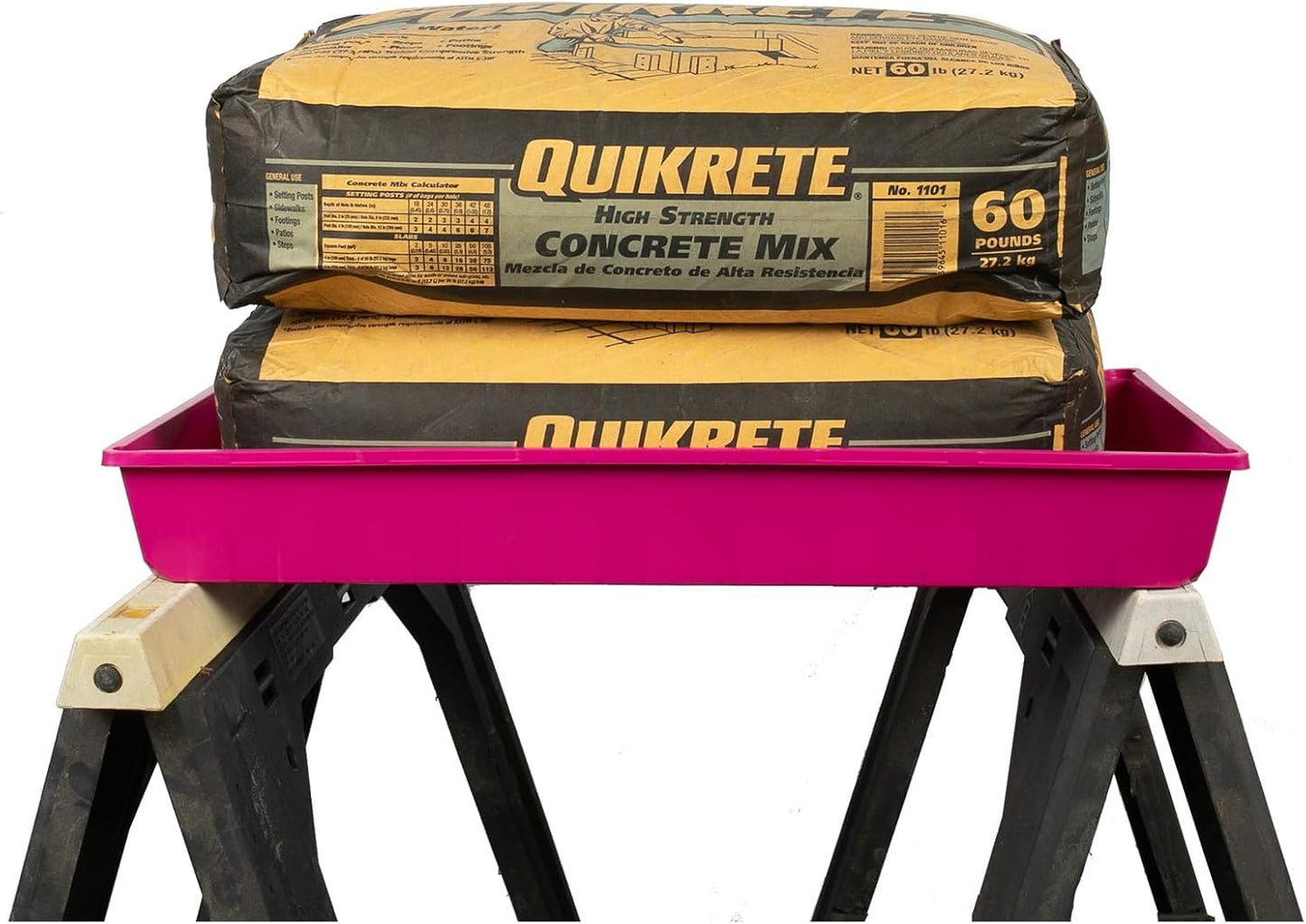 SUNPACK 10" x 20" Mega Plastic Seed Starting Tray, Magenta, 2.5" (Pack of 10) - No Drainage Holes, Ideal for Greenhouses or Indoor Gardening - Made of Thick, Strong Plastic